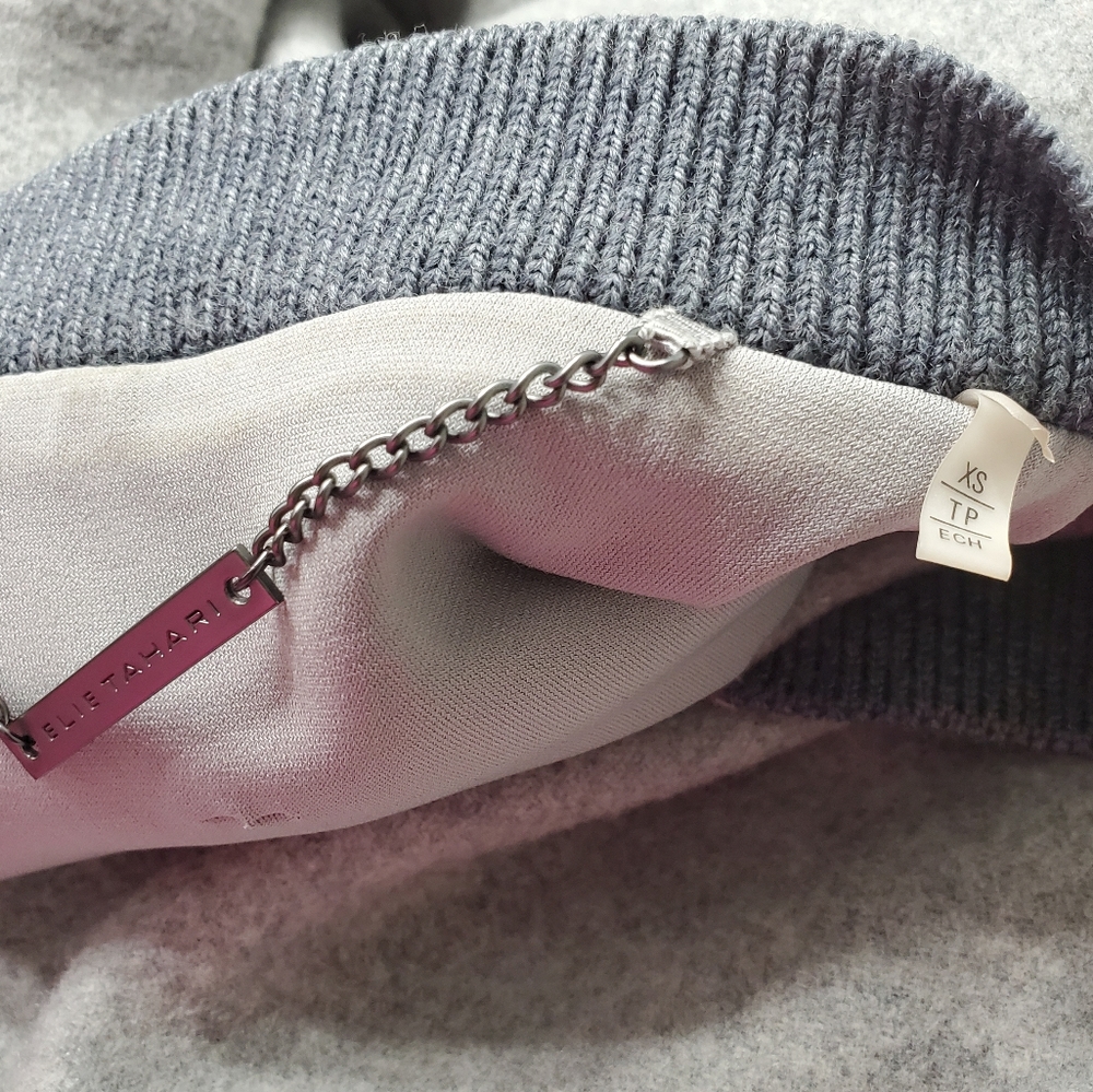 Elie Tahari Pharrell Bomber Jacket Full Zip - Picture 6 of 6